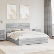 Struttura del letto con testiera Grigio Sonoma 160 x 200 cm 3411285