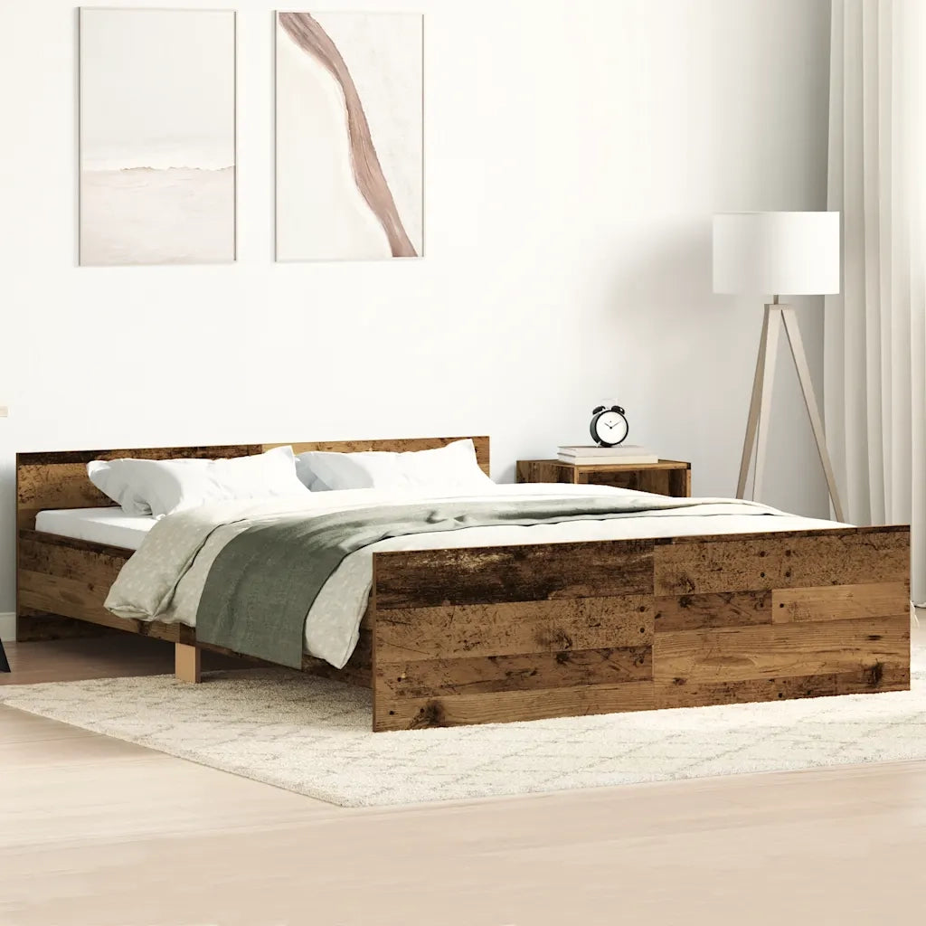 Giroletto senza Materasso Legno Antico 140x200cm in Truciolato 3328740