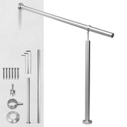Levatura in acciaio inox per ringhiere di 180cm con maniglia in acciaio inox.