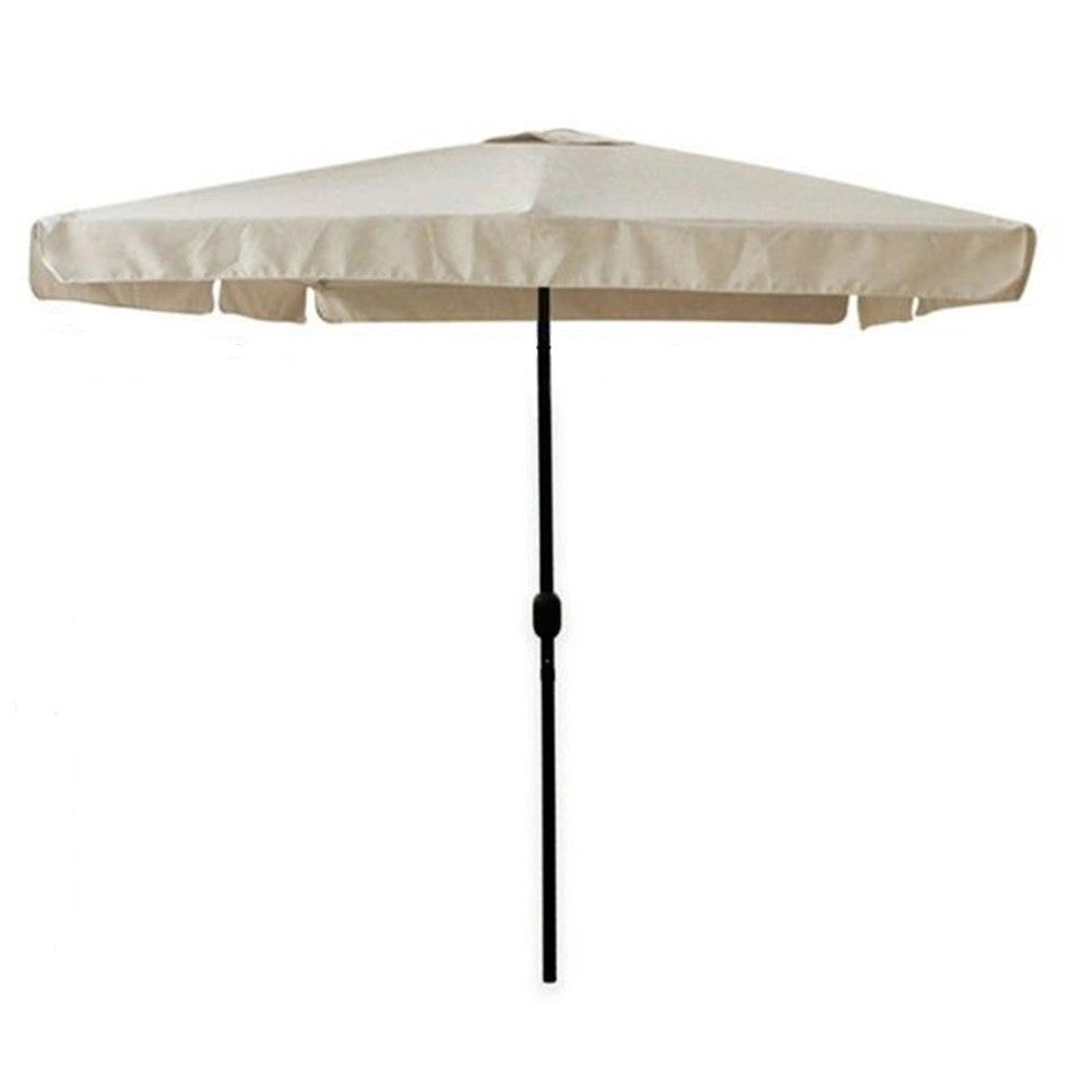 Trade Shop - Ombrellone Da Giardino 3x4 Mt Arredo Esterno Balcone Terrazzo Patio Beige 223236 -