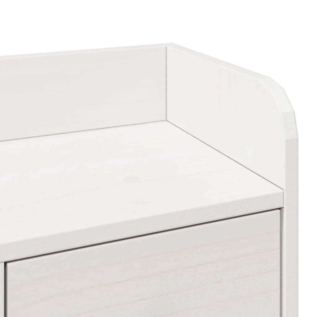 Letto con Libreria senza Materasso-Struttura Letto con contenitore 75x190 cm in Legno Pino 739939