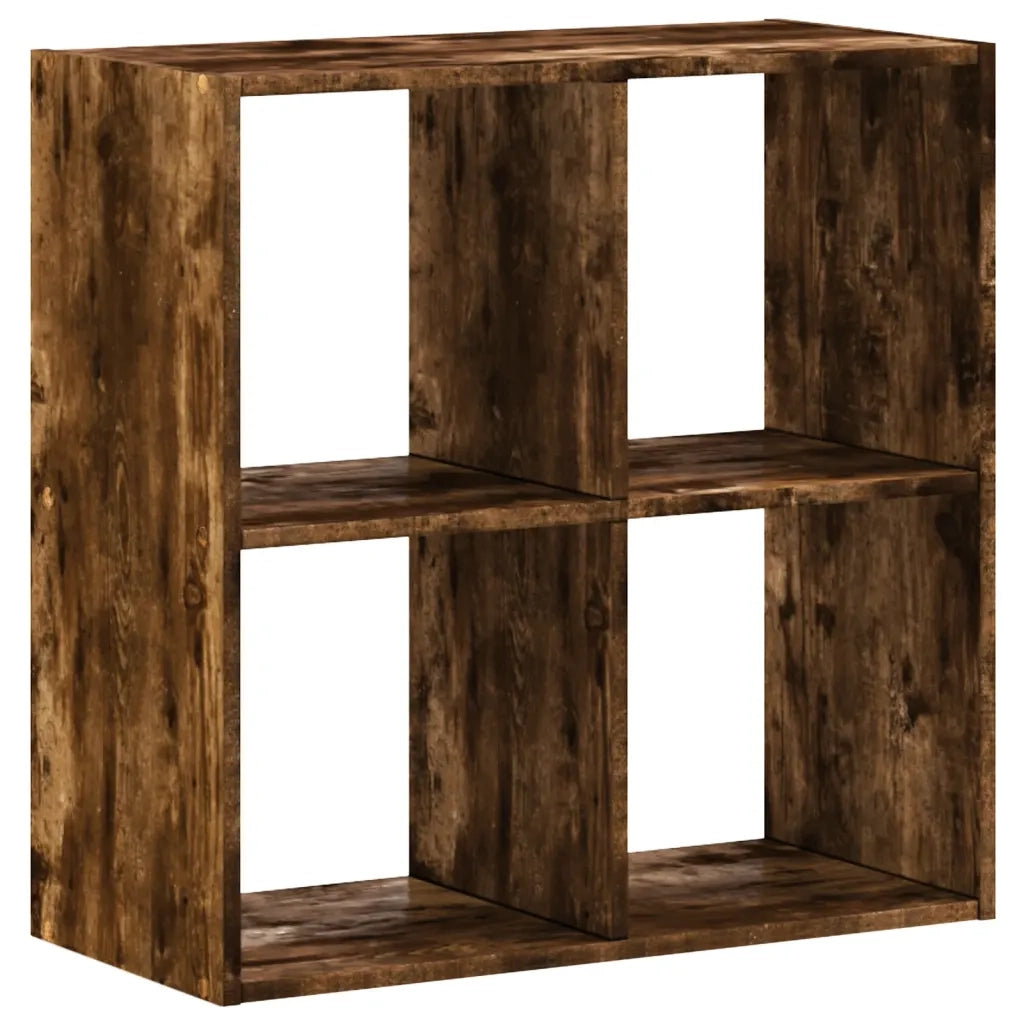 Libreria Rovere Fumo 68,5x32x68,5 cm in Legno Multistrato 852829