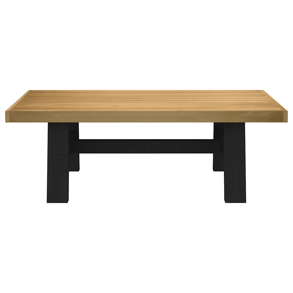 Tavolino NOAIN Gambe a Forma di A 120x60x40cm in Legno Massello 4100033