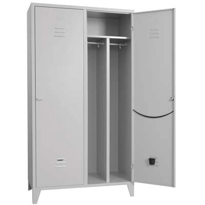 ARMADIO SPORCO PULITO MONTATO PROMETAL  VERN GRIGIO POSTI 2 H.MM 1795 MM  680X500