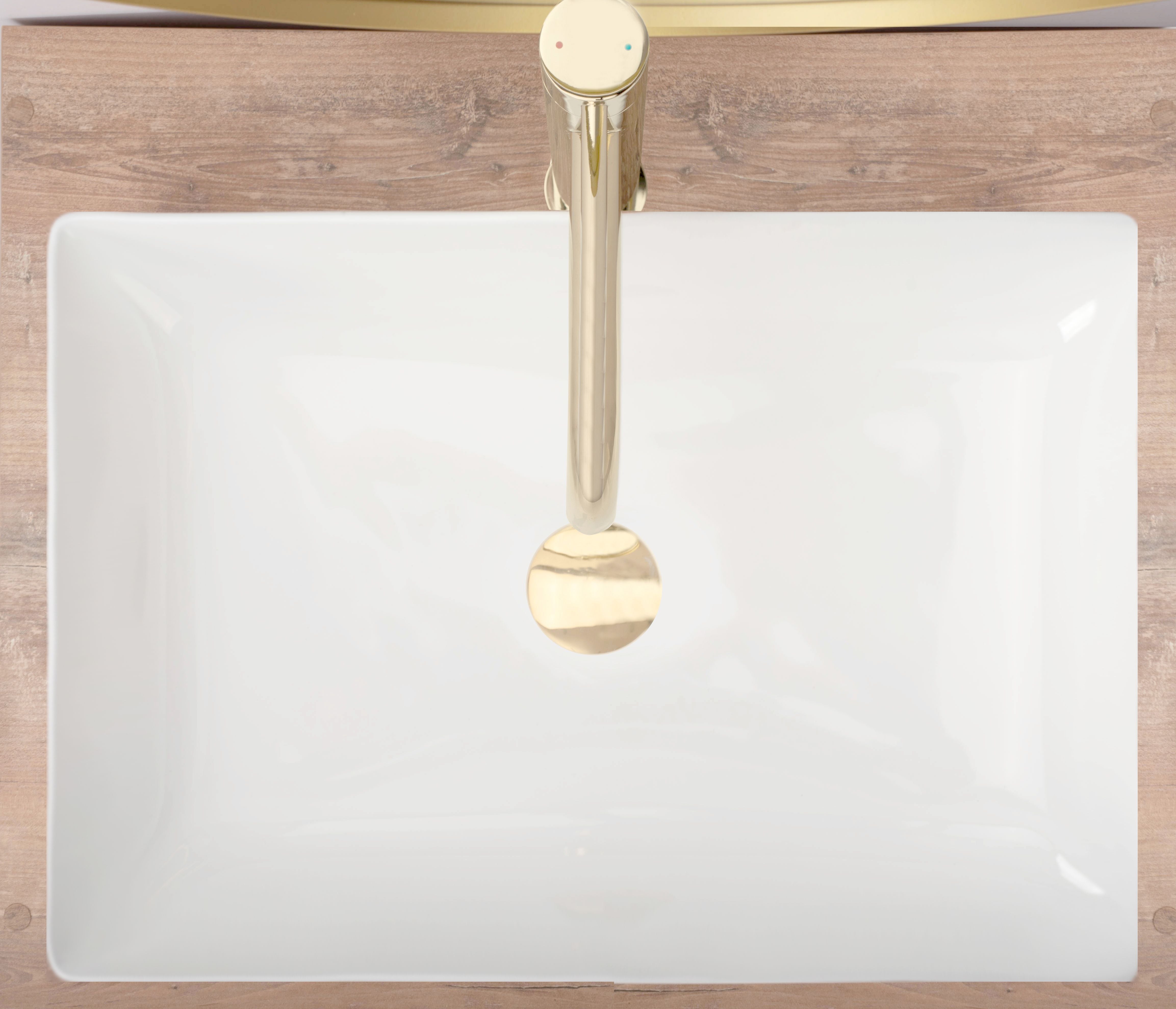 Lavabo Da Appoggio Rea Inga White