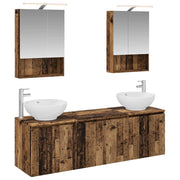 Set di Armadi da Bagno 5 pcs Legno antico Legno ingegnerizzato 3406485