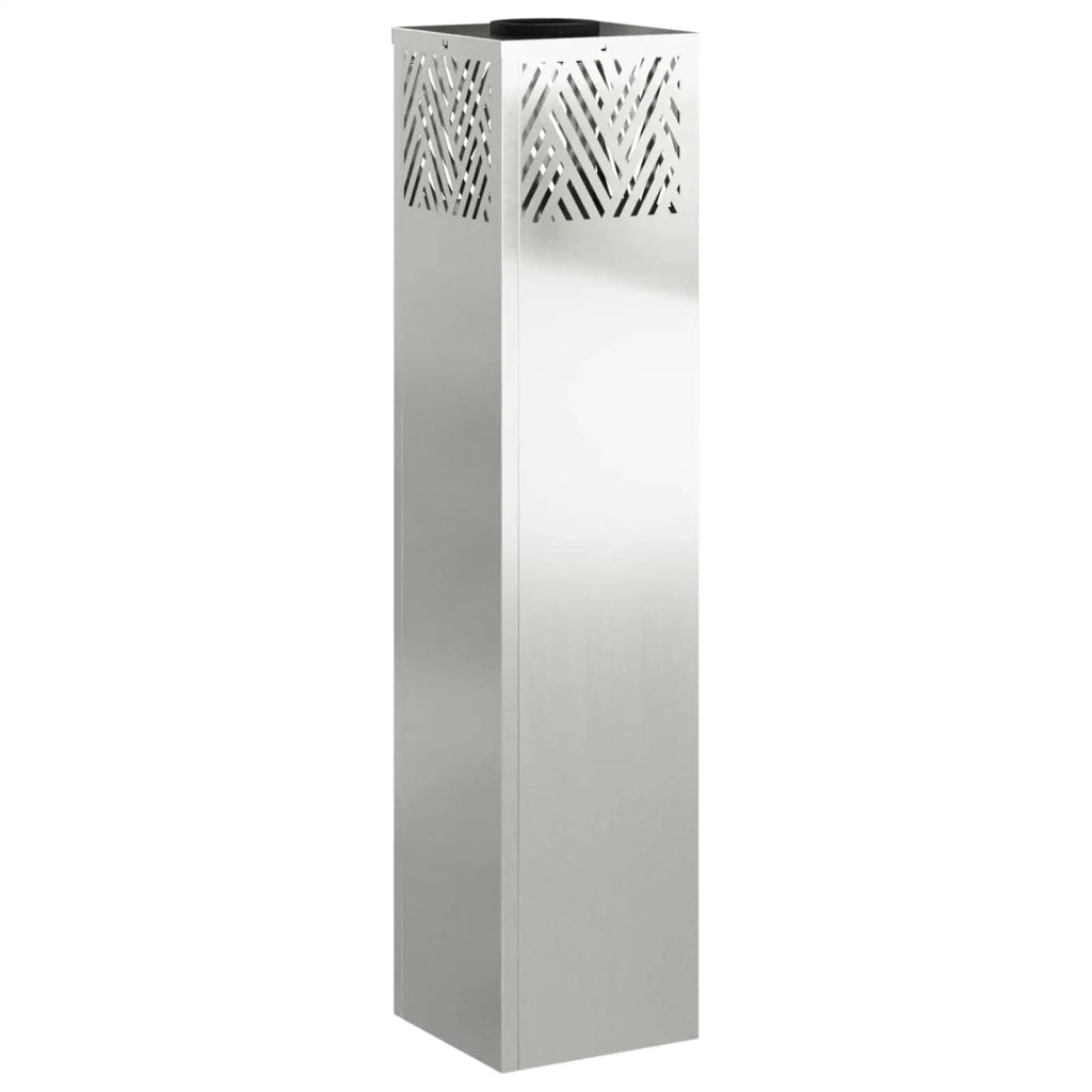 Faro LED solare per sentieri 2 pz Argento Zincato CFW9130397
