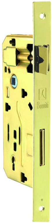 Bonaiti SERRATURA LEGNO PATENT INF. B/QUADRO Art. 040P - ottonato lucido E.50