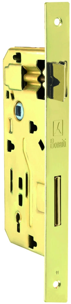 Bonaiti SERRATURA LEGNO PATENT INF. B/QUADRO Art. 040P - ottonato lucido E.50