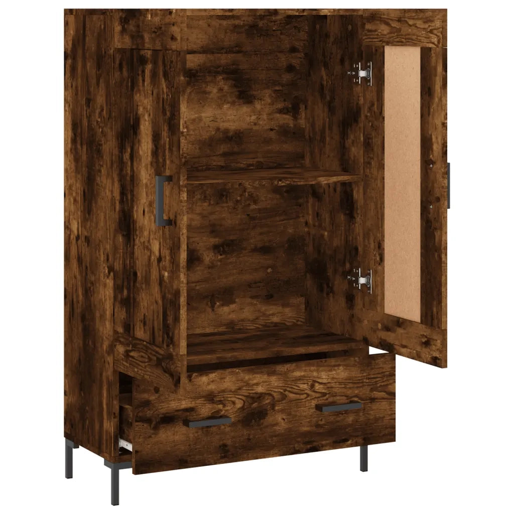 Credenza Rovere Fumo 69,5x31x115 cm in Legno Multistrato 830329