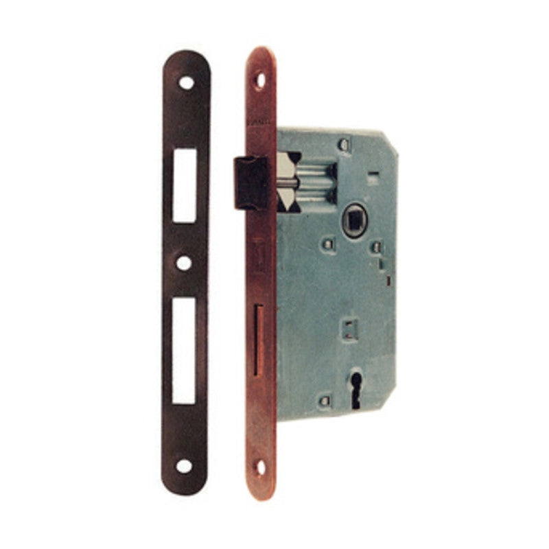 BL PATENT SERRATURA Q.8/90 OTTONATA 50 B.TONDO- BONAITI SERRATURE- 6,0 blister