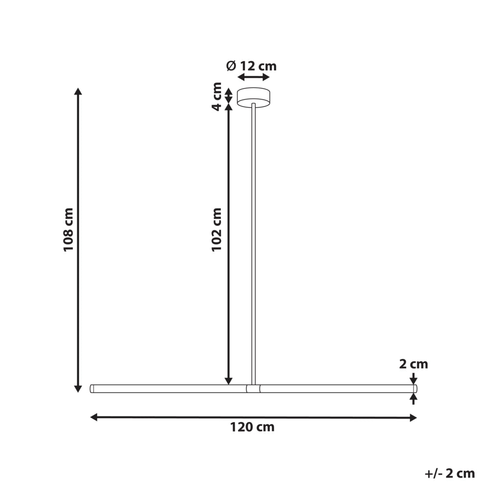 Lampada a sospensione LED in metallo Nero Moderna Minimalista