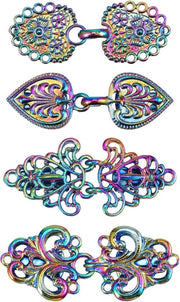 Pullover Cardigan Clip per Capelli - 4 Pezzi per Cintura del Collo per Donne Clip per Capelli con Chiusura Celtica per Abiti e Maglioni per Ragazze e Donne