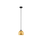 Lampadario Contemporaneo Albaraccin Piccola 1 Luce Metallo Nero