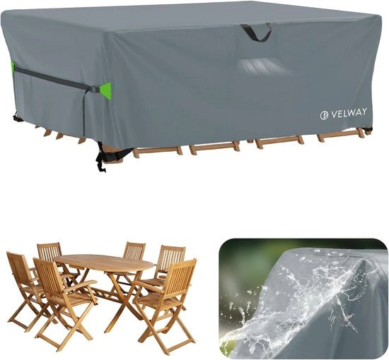 Ottomano acqua resistente - Impermeabile e impermeabile al vento - 1 pezzo - Grigio - 200 x 160 x 74 cm