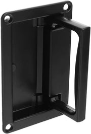 Cassetto per strumenti - Maniglie in metallo - Progetto incassato - Nero - Sostenibile e stile - Adatto per porte e ante - Aspetto rustico