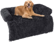 Cuscino Antislip per Cani di Medie e Grandi Taglie, XL, 110 x 95 x 18 cm, Grigio Scuro