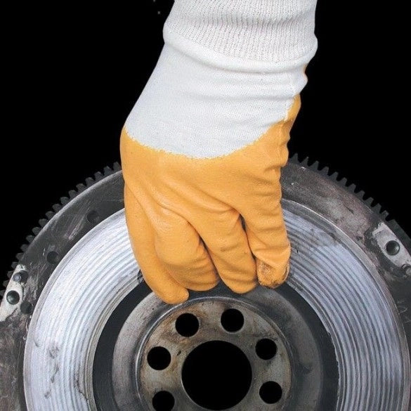 GUANTO COTONE/IMPREGNATO NBR GIALLO Tg. 10 - 12 paia