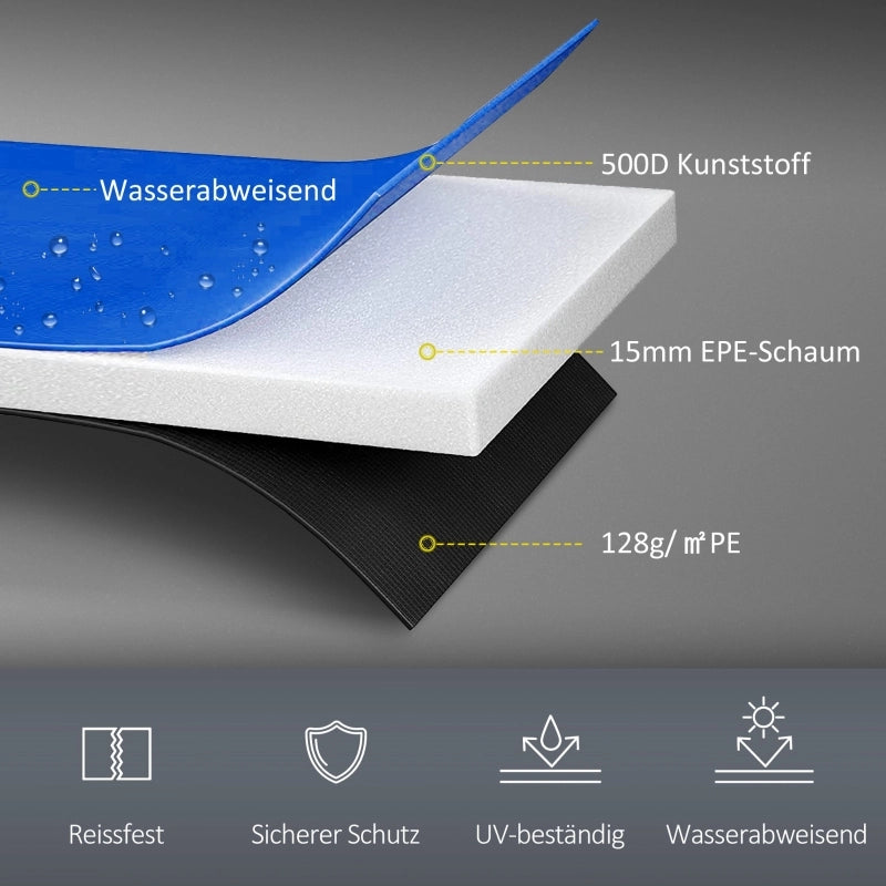 COPERTURA Bordo per Trampolino Ø244 cm Plastica Multicolore