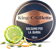 GILLETTE BALSAMO BARBA KING C.100 ML CURA DELLA BARBA CON BURRO CACAO