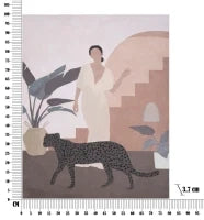 Dipinto Su Tela Lady -C- cm 80X3,7X100