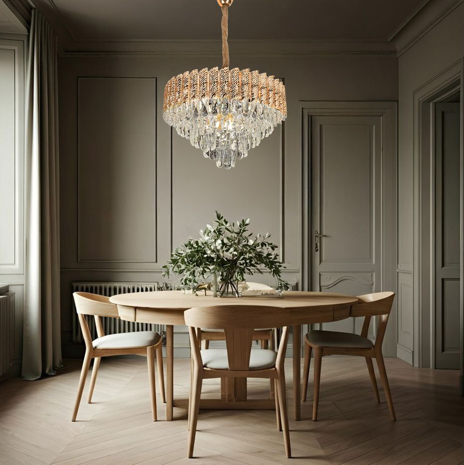 Lampada Cristal G054-cp 50cm Gold