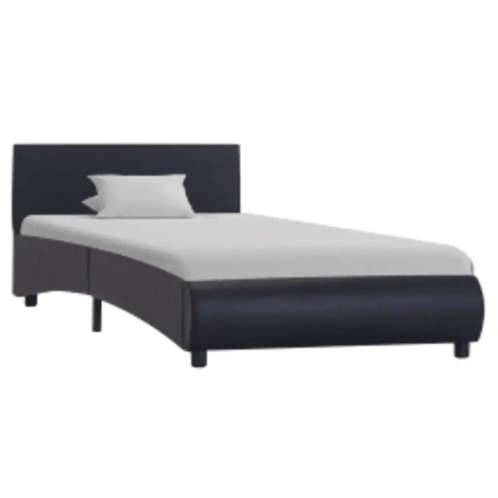 Giroletto con LED Nero in Similpelle 100x200 cm 285481