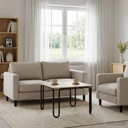 Tavolino da salotto Rovere Sonoma 100 x 100 x 45 cm 8007738