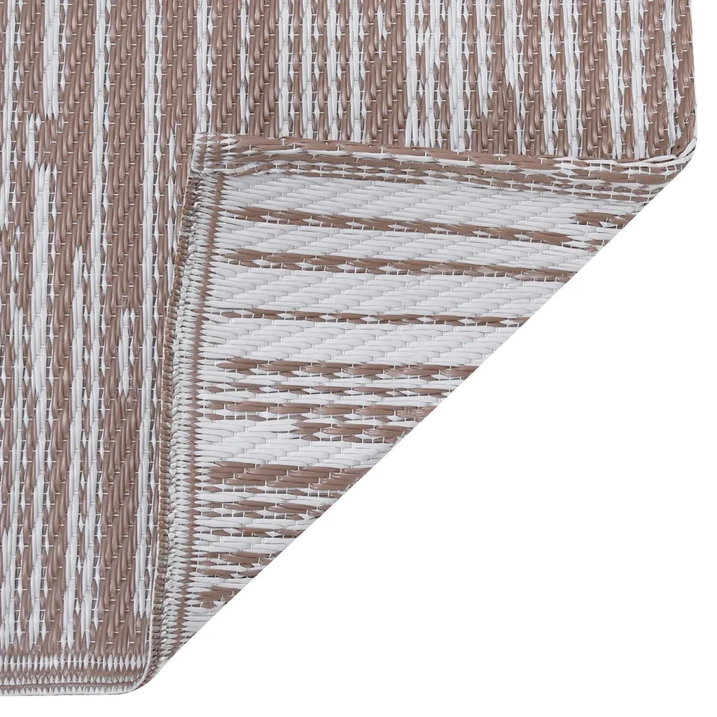Tappeto da Esterni ARAKIL Marrone 190x290 cm in PP 310443