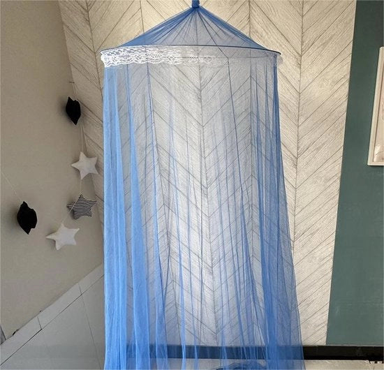 Tenda a forma di cupola, letto tenda, tenda letto a cupola, grande tenda a forma di cupola appesa, tenda letto a forma di cupola portatile (60*250*1050CM) - blu scuro