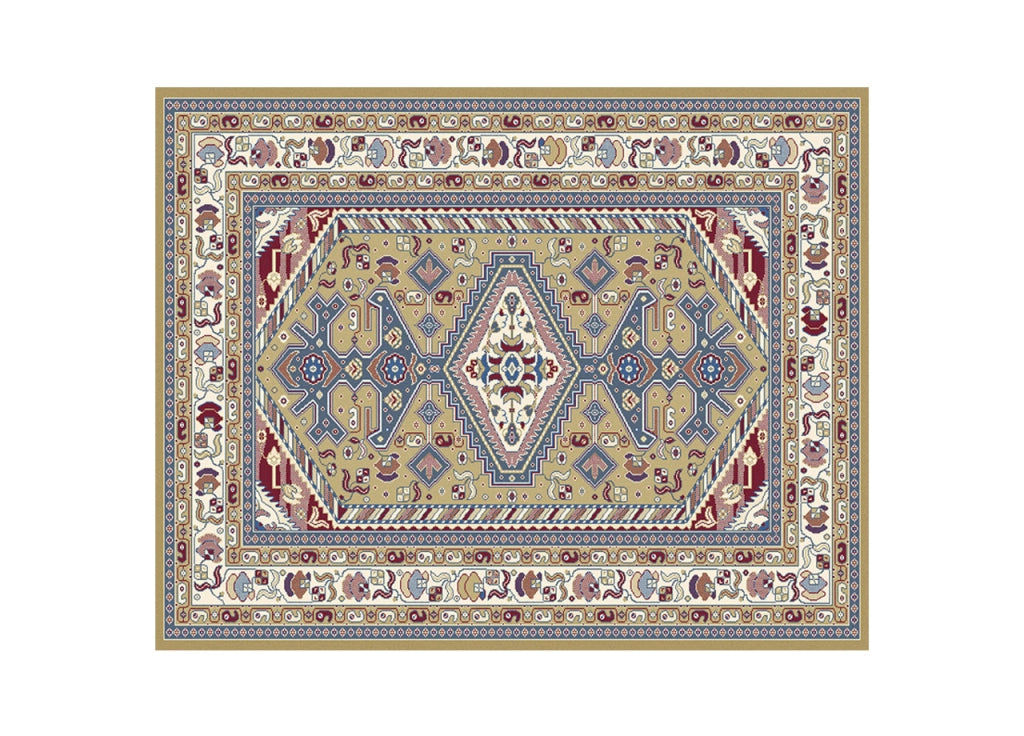 Tappeto In Stampa Digitale Disegno Persia Colore Beige - 60x220 - Beige