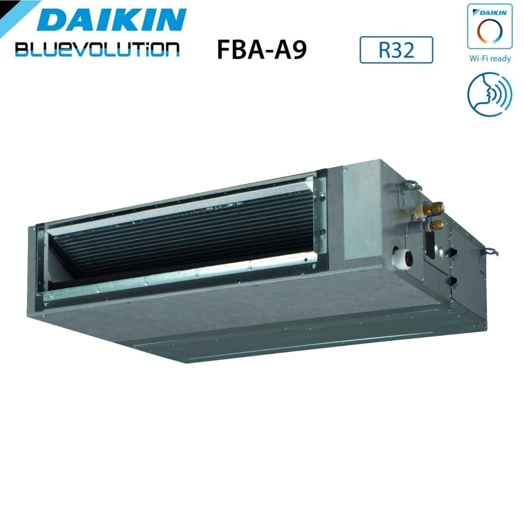 Climatizzatore Condizionatore Daikin Bluevolution Canalizzato Media Prevalenza 36000 Btu FBA100A + AZAS100MV1 Monofase R-32 Wi-Fi Optional