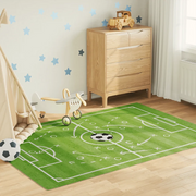 Tappeto Bambini Verde 160x230 Campo Calcio Lavabile 136621