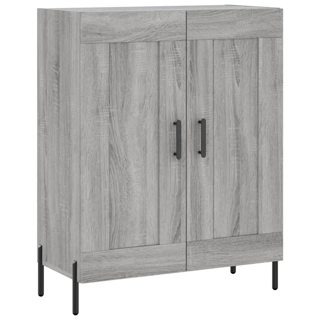 Credenza Grigio Sonoma 69,5x34x90 cm in Legno Multistrato 830210