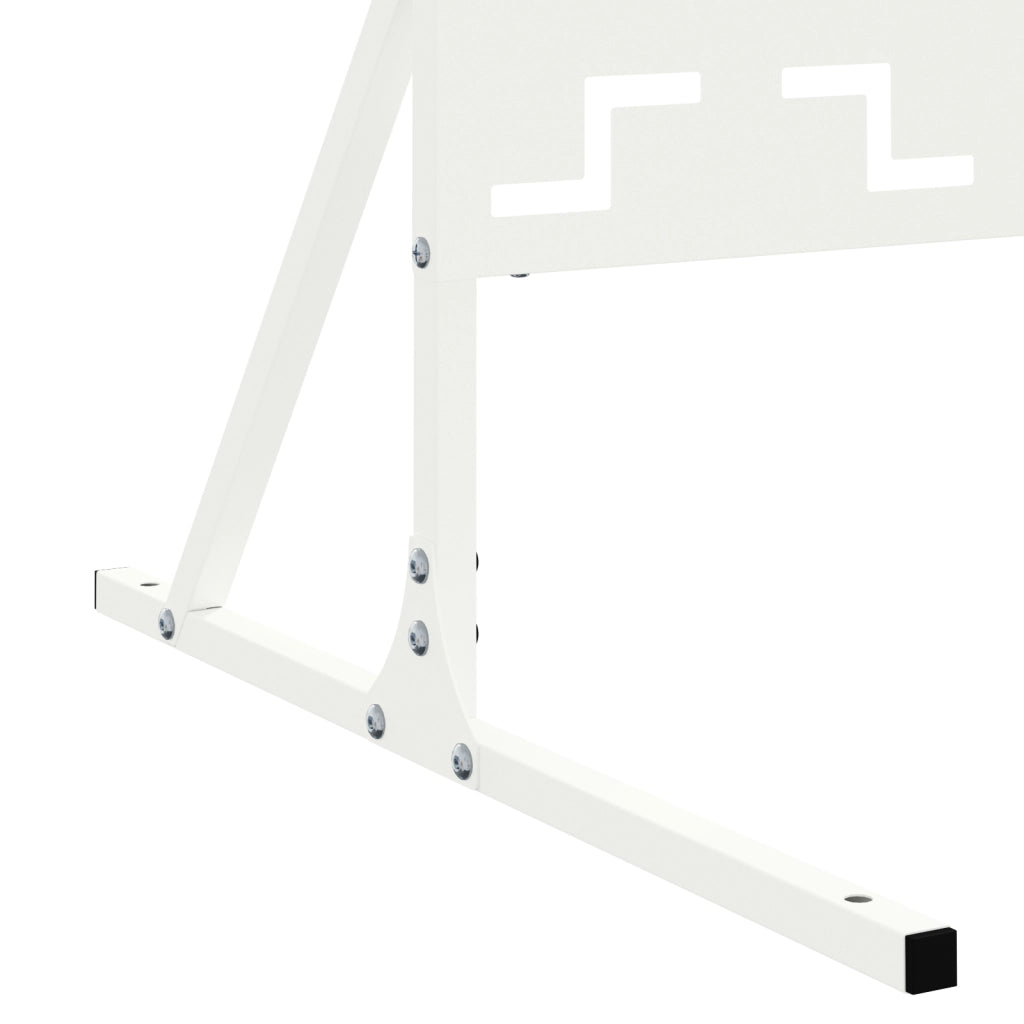 Pannello Per Recinzione Metallico Bianco Metallo Grande