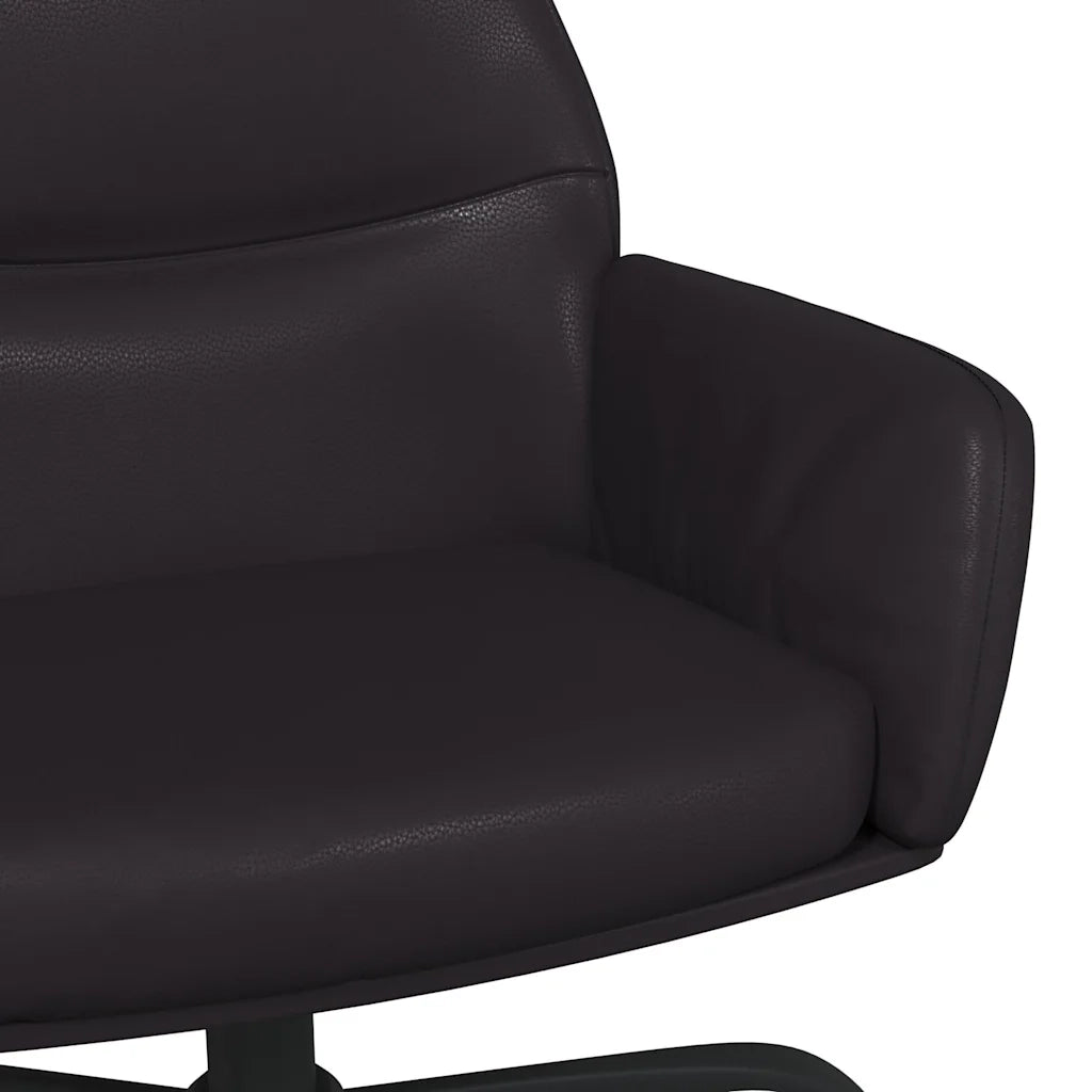 Divano Sedia-Poltrona Reclinabile Nera in Similpelle 272237