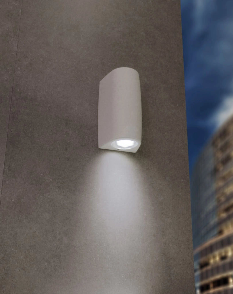 AOSTA APPLIQUE PICCOLA 1 LUCE ATTACCO GU10 BIANCO IP55