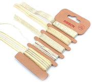 Lint a Grosgrana 30 pezzi - Lint decorativo - Lint in Polyester - Articoli per fai da te - Larghezza 0,3-1,5cm - Lint decorativo
