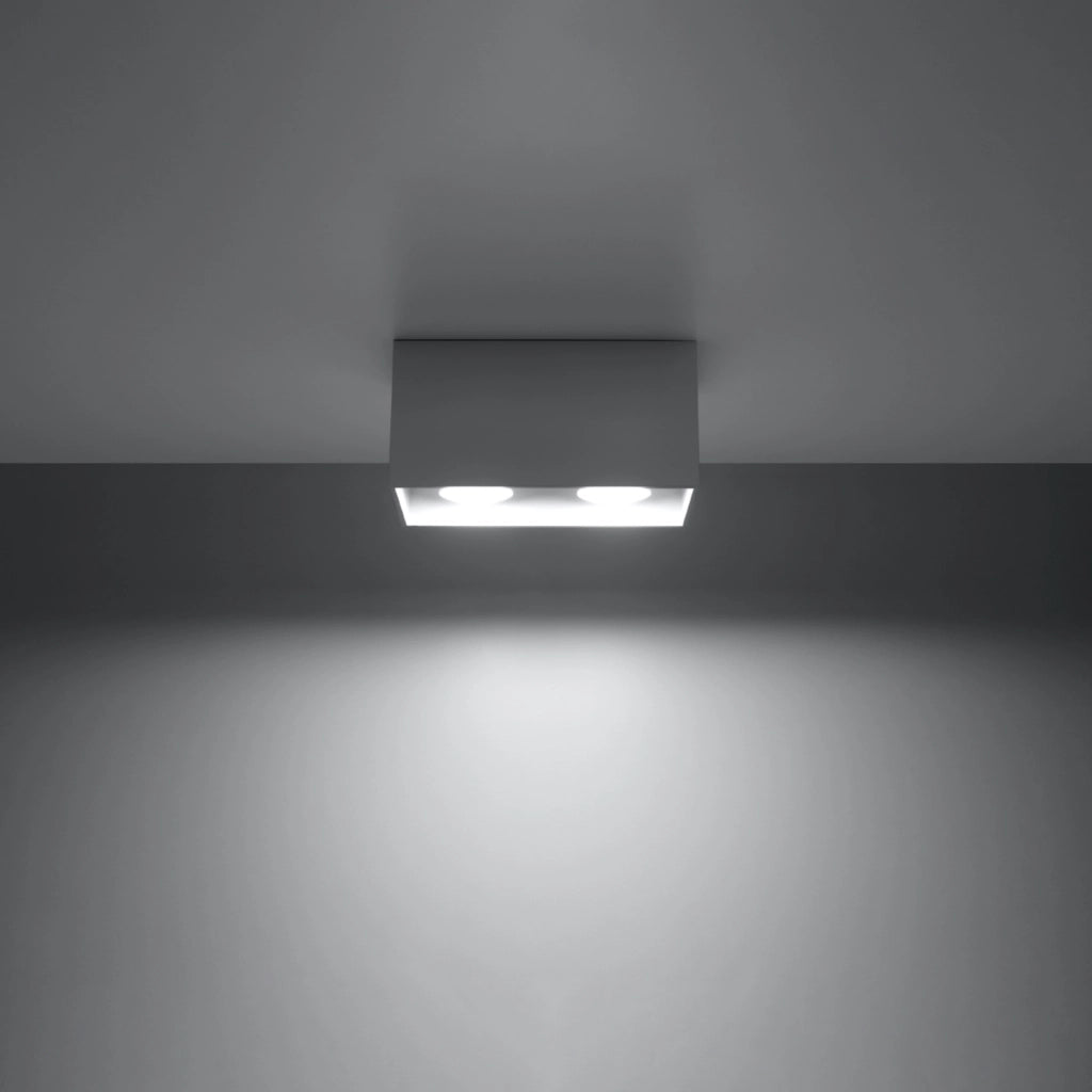 Spot Pure Lume Tetris Maxi grigio 2xGU10 rettangolare