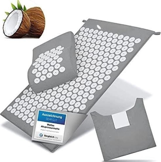 Mat di acupressione - Mat con spigoli con cuscino - Mat di acupuntura