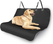 Hoes per auto per cani, copertura per auto con tessuto Oxford impermeabile e resistente ai graffi e antiscivolo, accessori per auto universali per SUV, nero, 140 × 110 cm