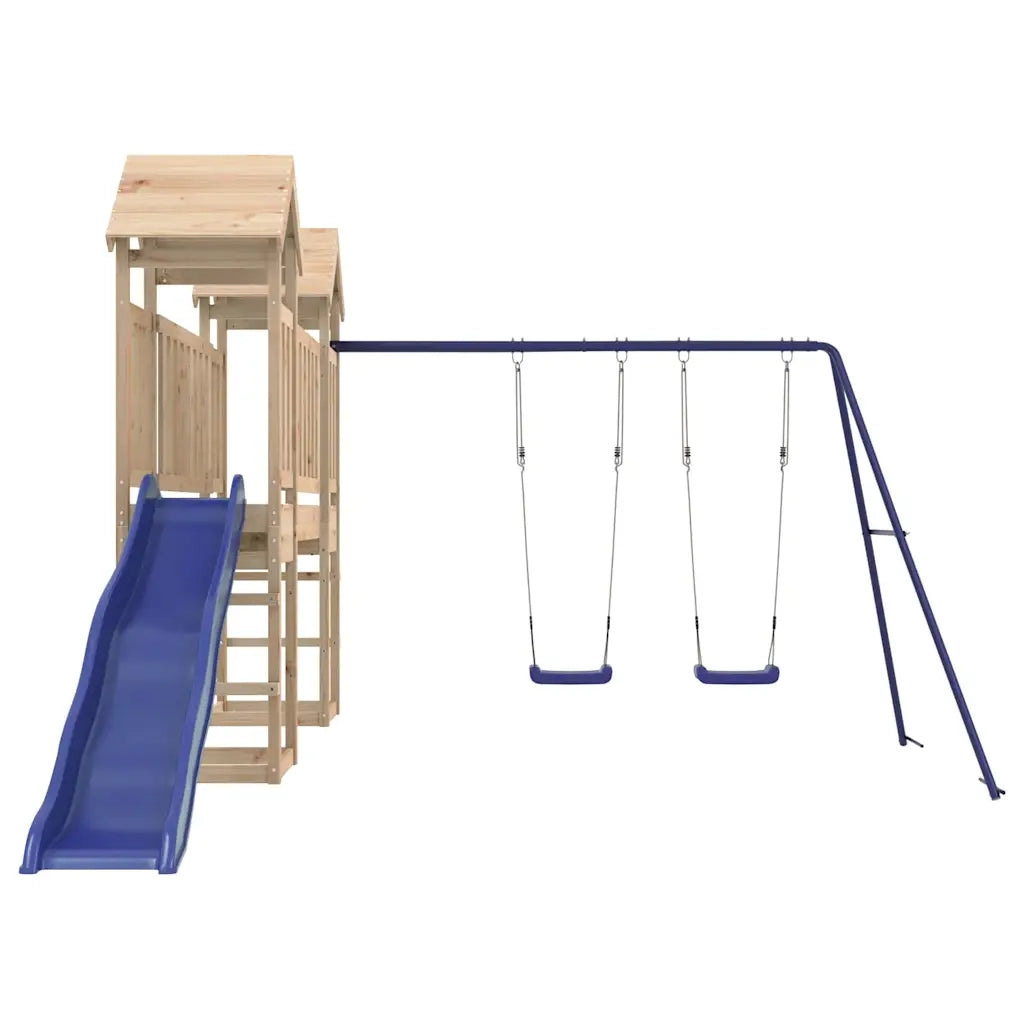 Set da Gioco da Esterno in Legno Massello di Pino 3155825