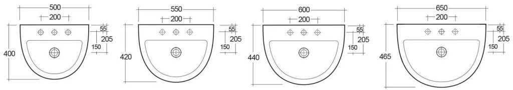Lavabo morning 60cm