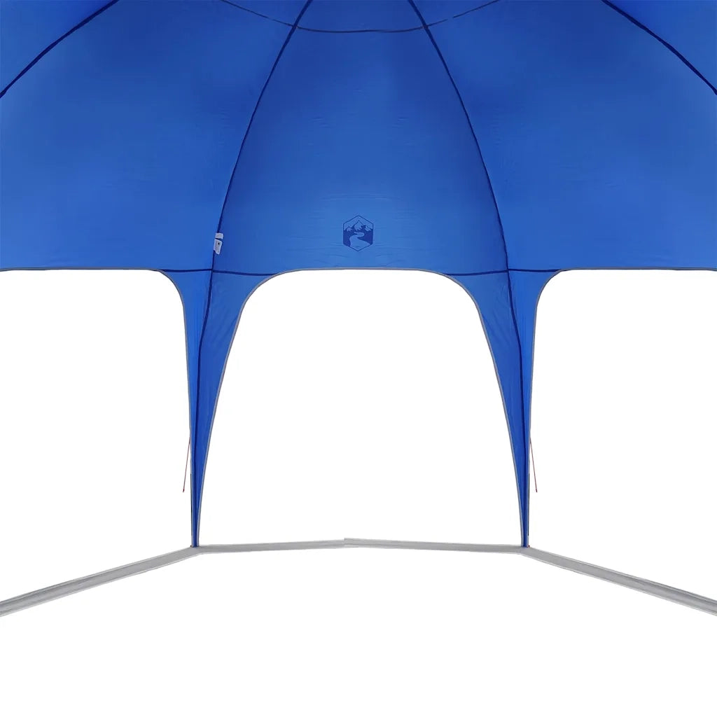 Tenda per Feste-Tenda da campeggio Azzurra Impermeabile 359641