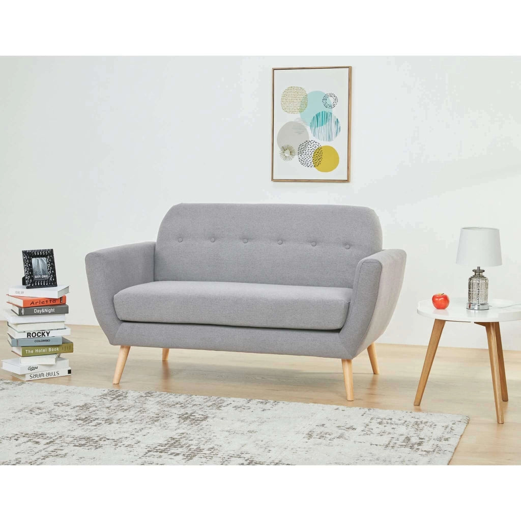 Divano due posti Scandinavo in Tessuto cm 147x79x86 - SILENTE