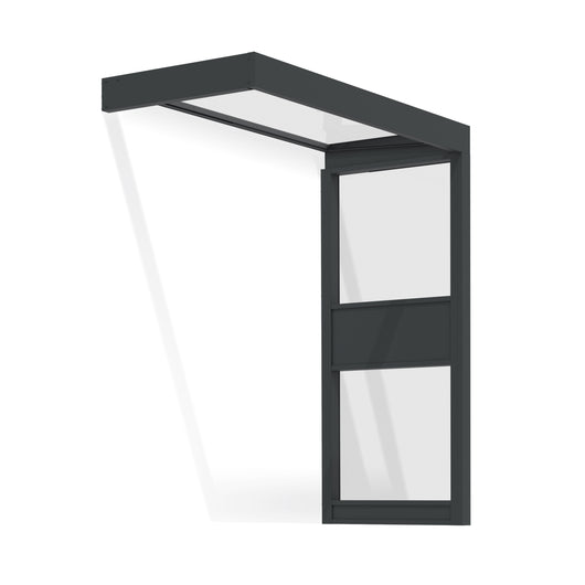 Canopia Sophia Pensilina Da Esterno 215X95 cm + Parete laterale
 Grigio / Trasparente