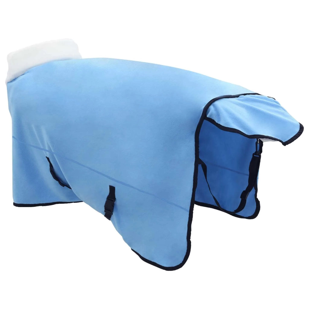 Coperta per Cavalli Aqua Completo 165 cm Felpa in pile