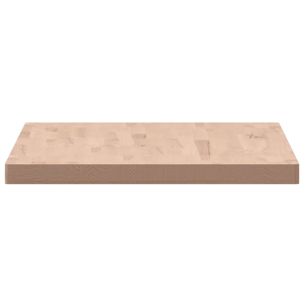 Piano Bagno 100x60x4 cm in Legno Massello di Faggio CFW4006207