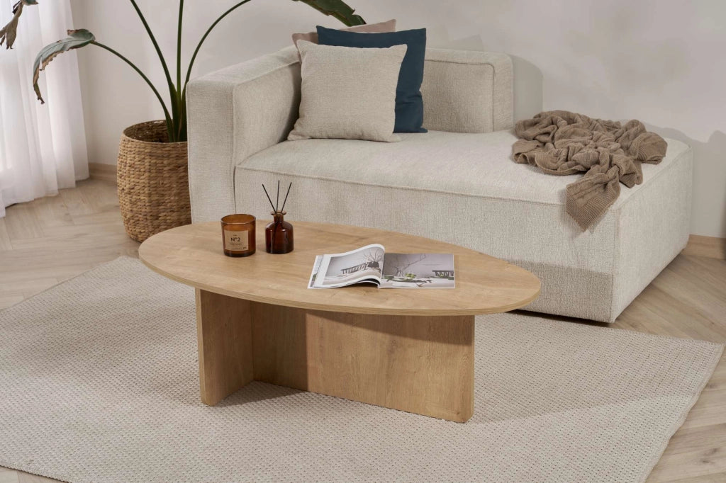 Tavolino in legno "Orba" - 120 x 65 x 40 cm - Rovere