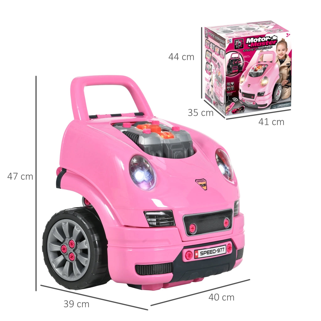 Camion Mecano Giocattolo ¨C zephmum ¨C Rosa 61 Pezzi